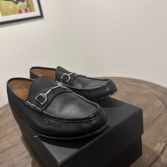 Gucci Other - Authentic Men's Gucci Black Leather Loafers